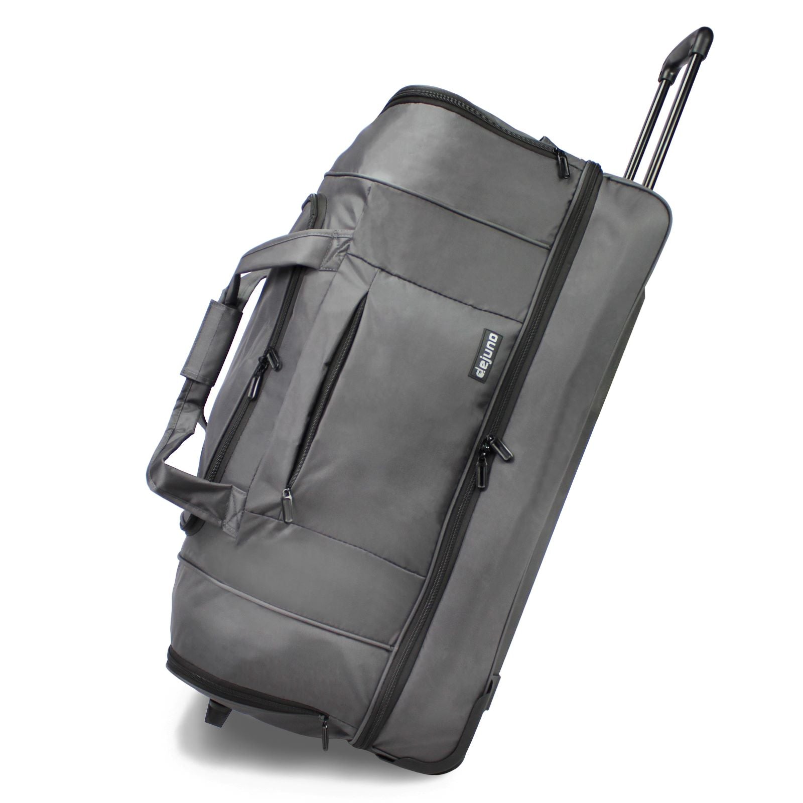 World Traveler Dejuno 30-Inch Nylon Rolling Duffel Bag with Drop Botto World Traveler Dejuno 30-Inch Nylon Rolling Duffel Bag with Drop Botto