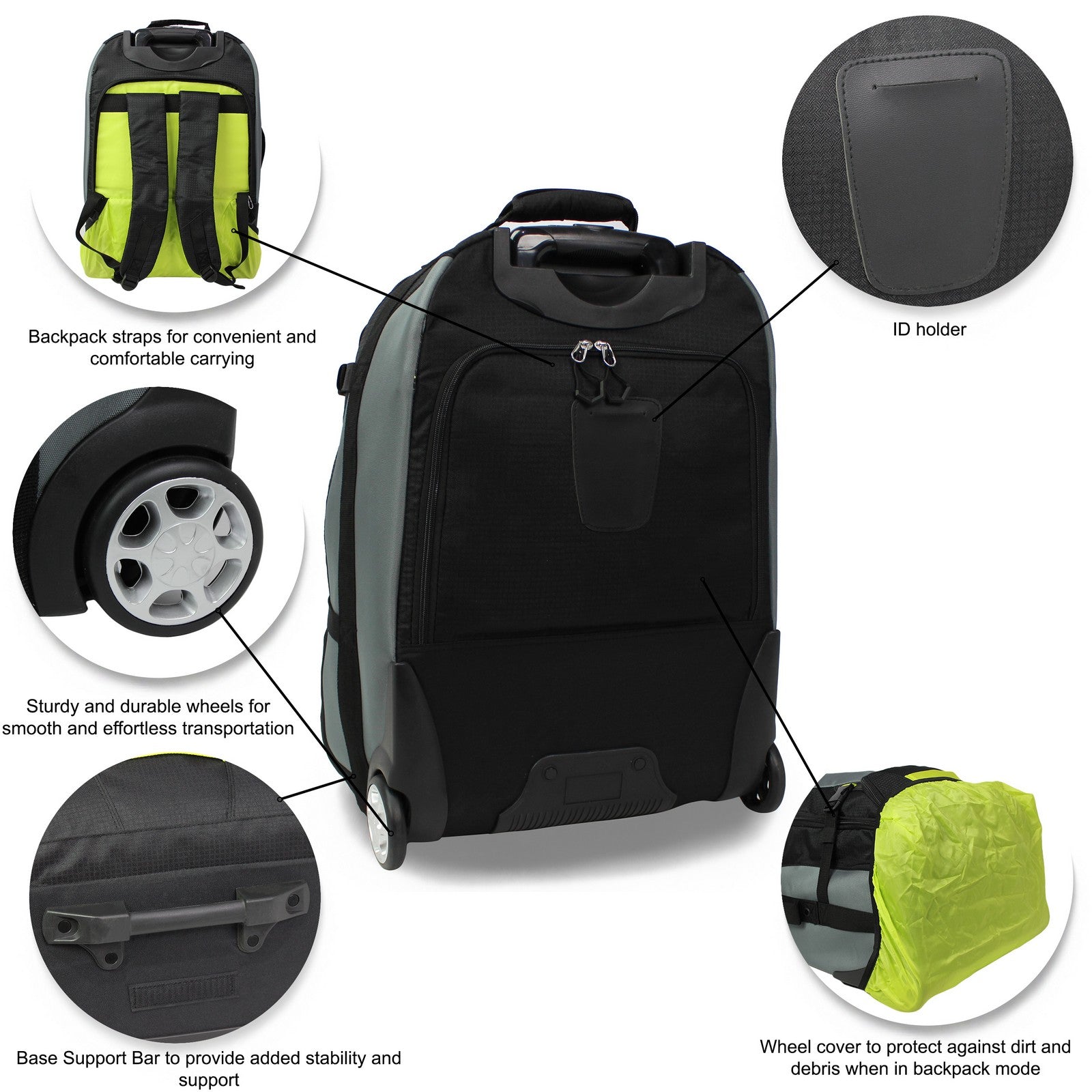 best travel backpack with wheels 2015 World Traveler Rolite Alpine Upright Style 21-Inch Carry-On Rolling Du