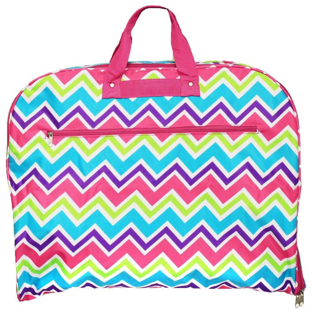 Pink Trim Chevron Multi