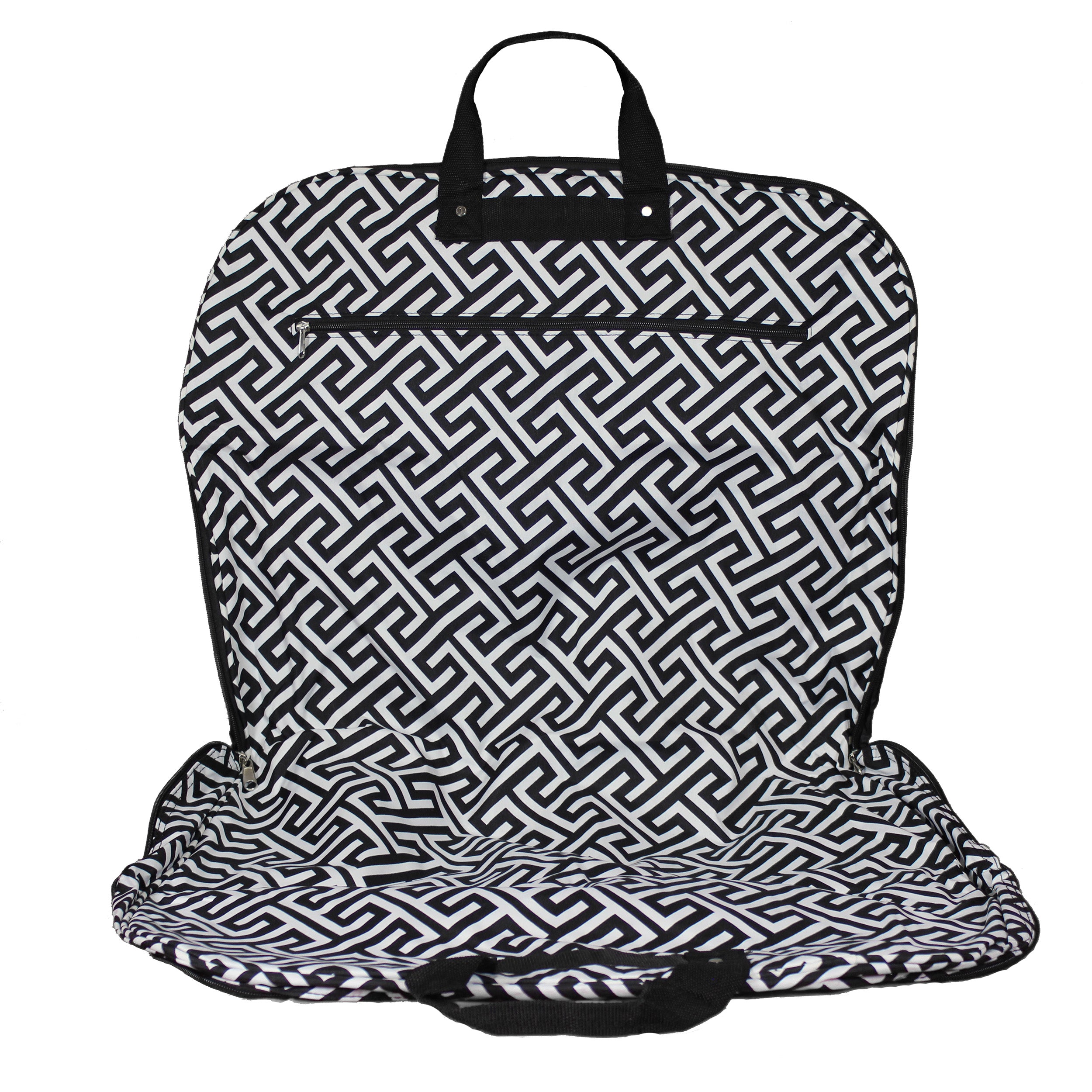 Black White Greek Key