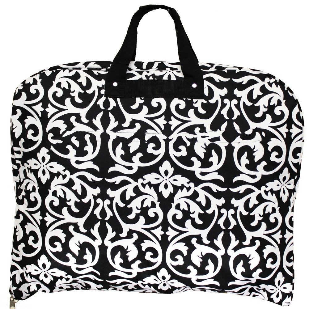 Black Trim Damask