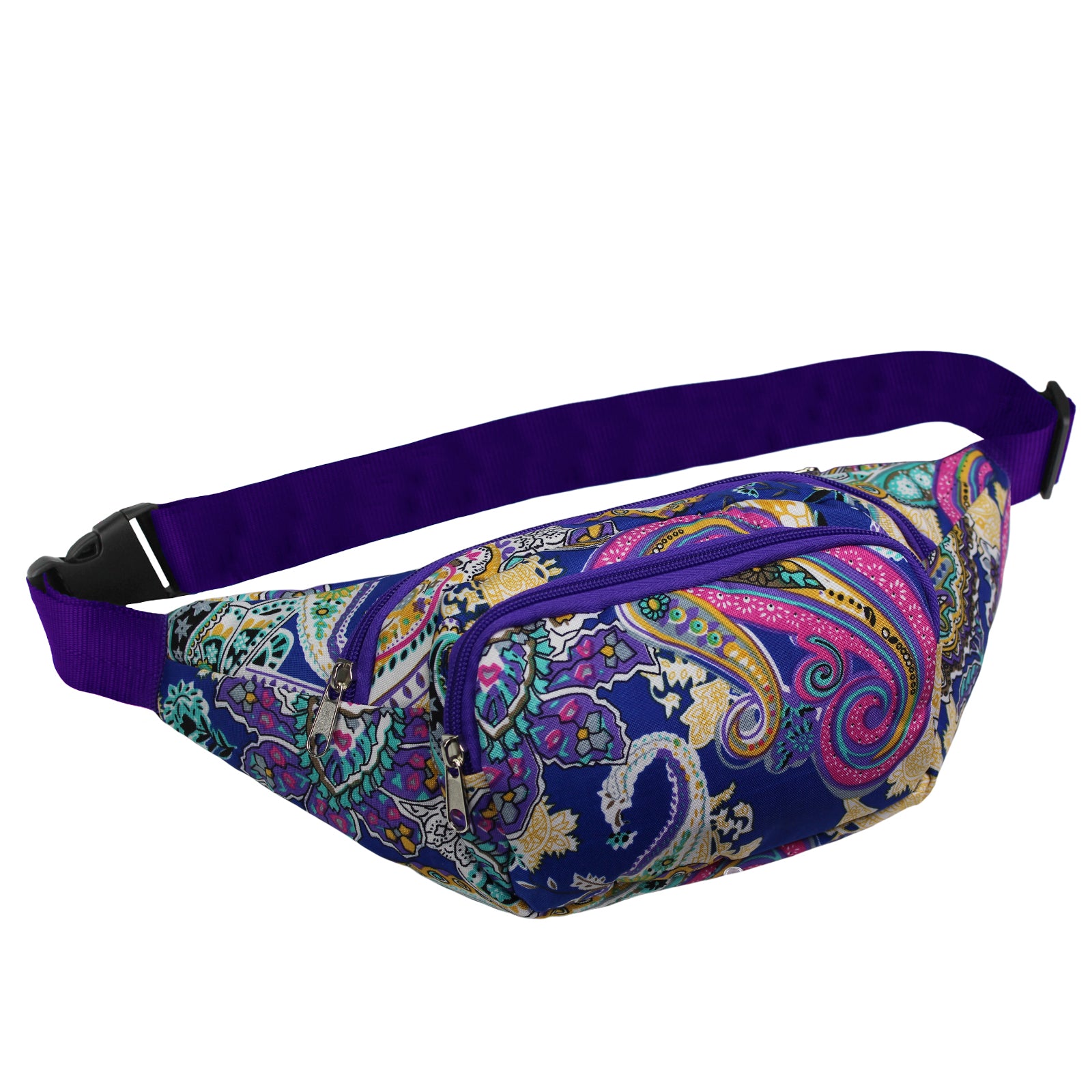 Multi Paisley Blue Purple