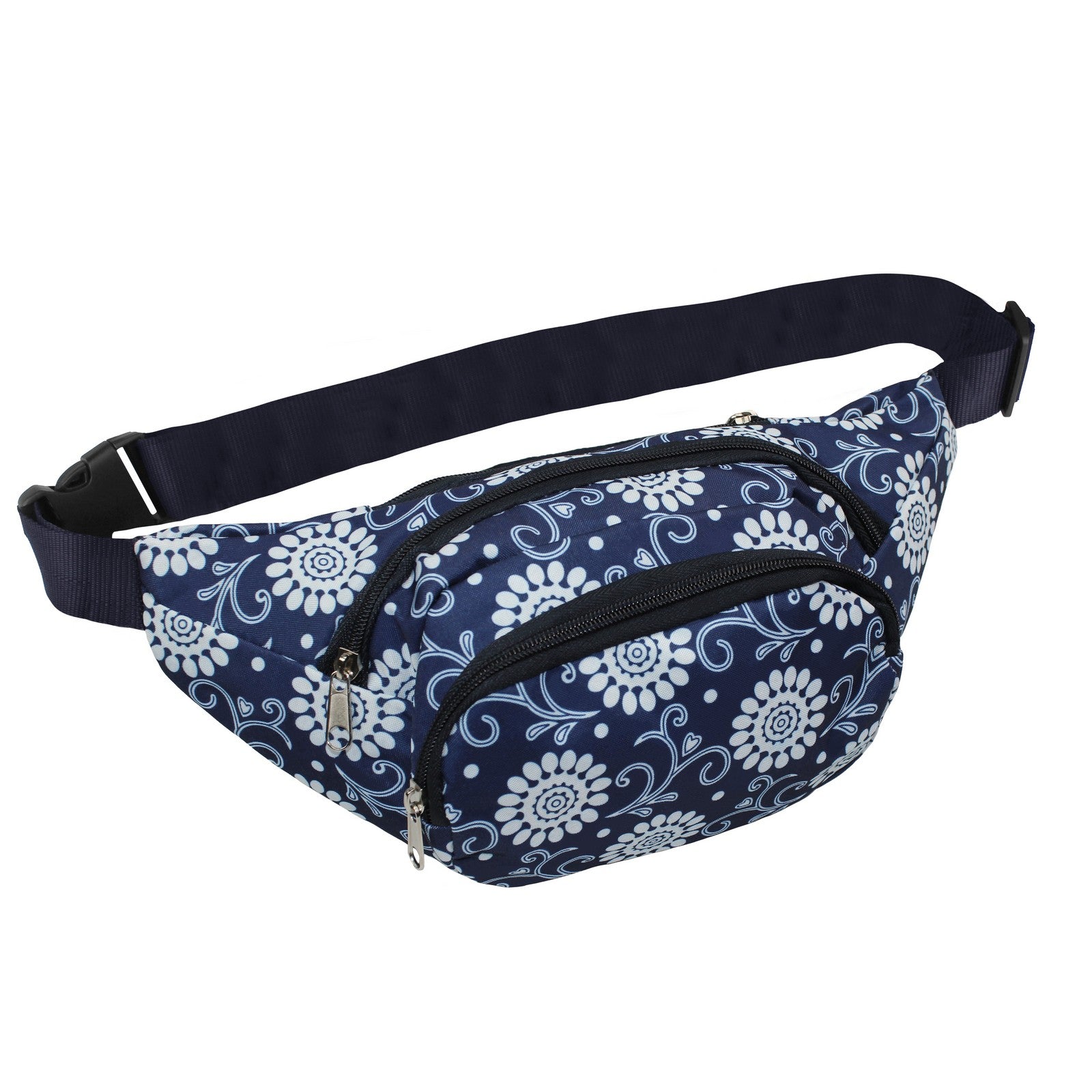 Navy Vines Floral