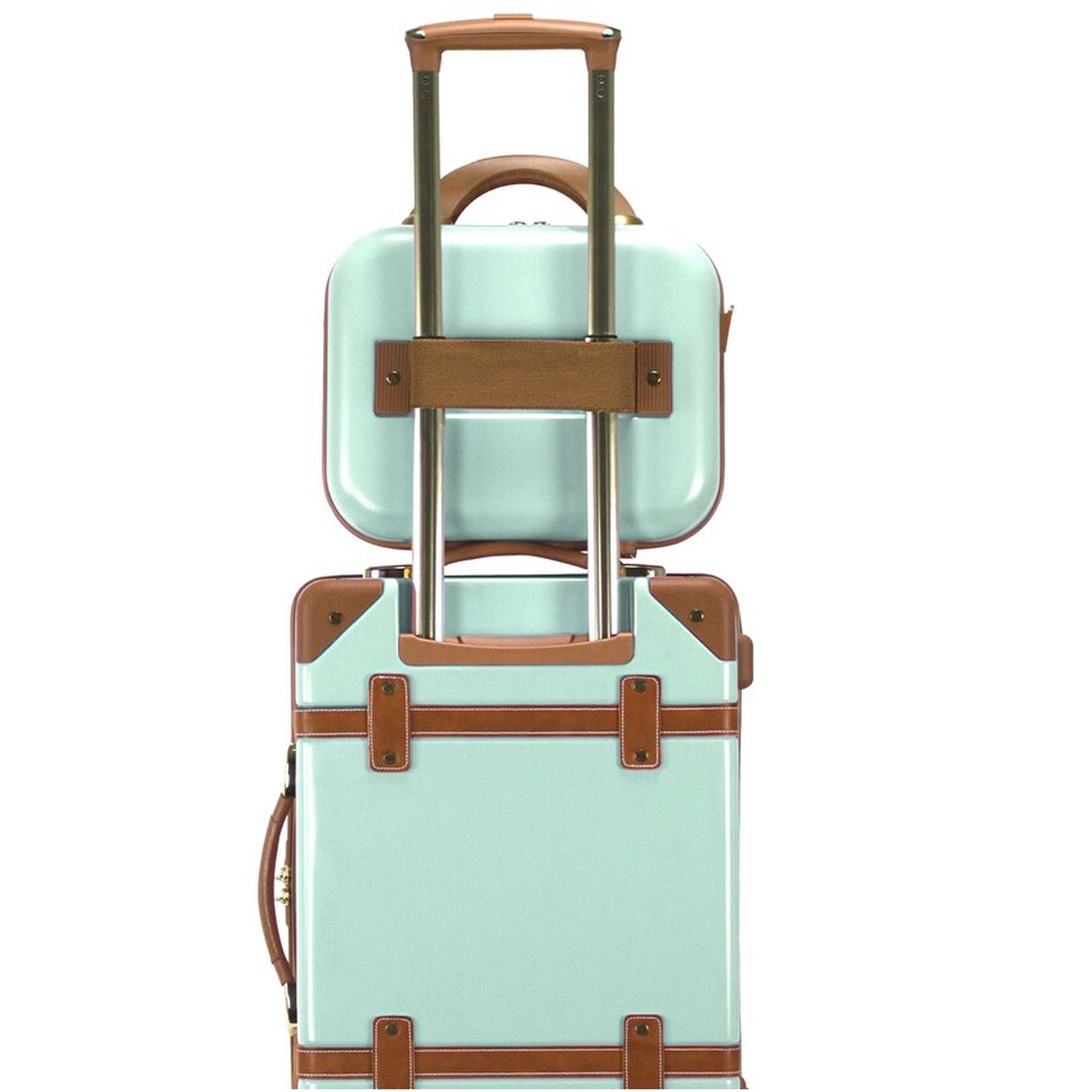 World Traveler Gatsby Vintage Trunk Style Cosmetic Case