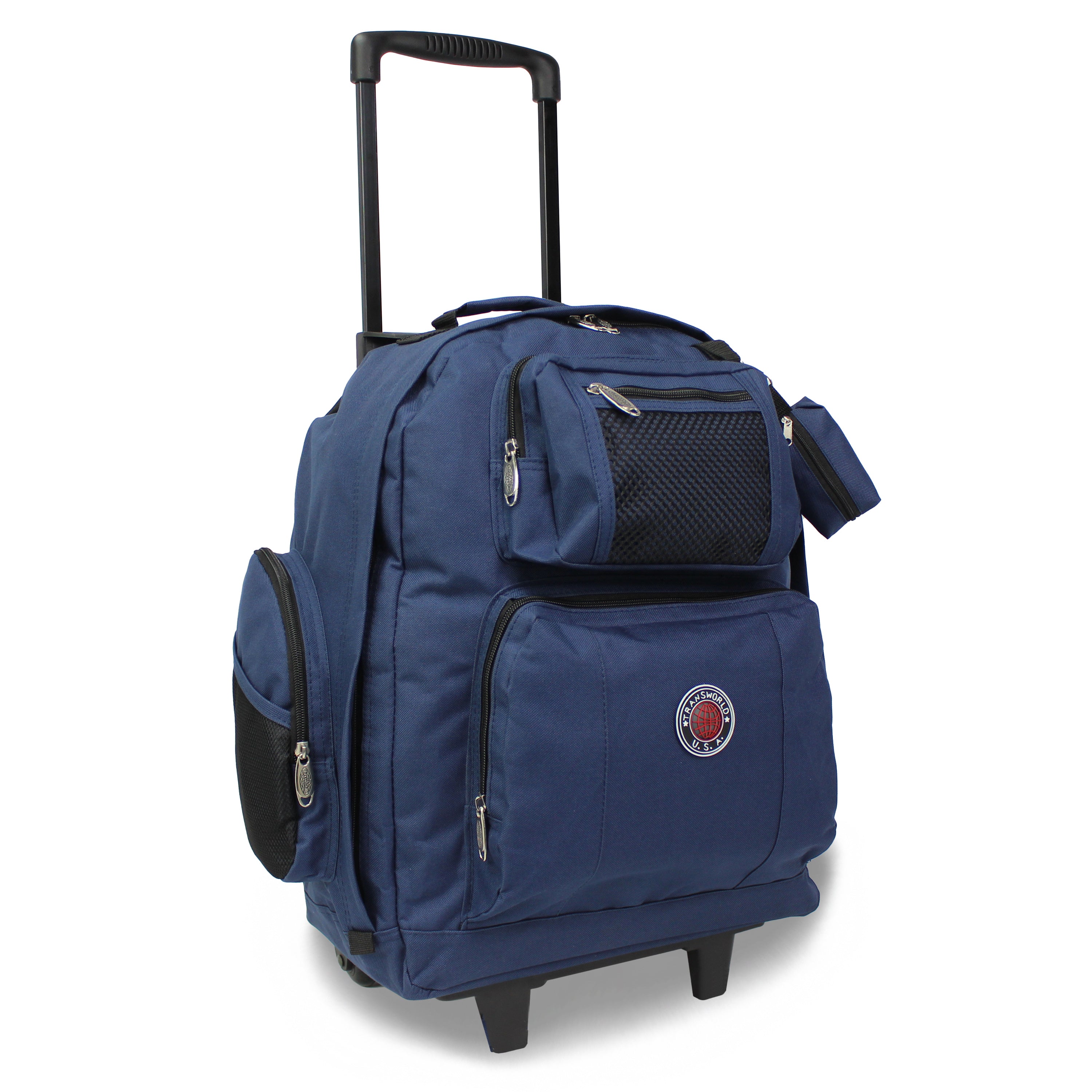 World Traveler Transworld 22-Inch Carry-On Rolling Backpack Airline Ap