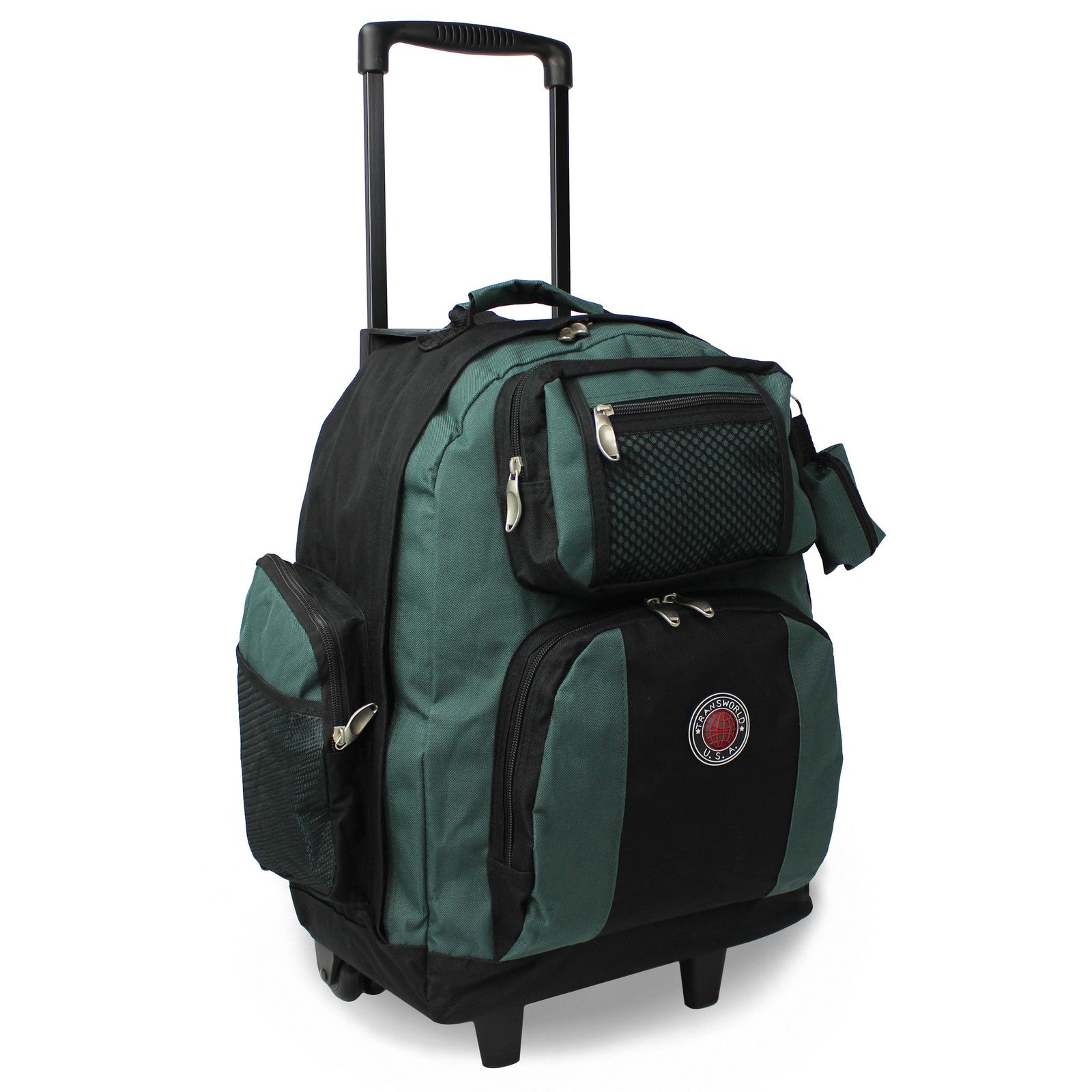 World Traveler Transworld 22-Inch Carry-On Rolling Backpack Airline Ap